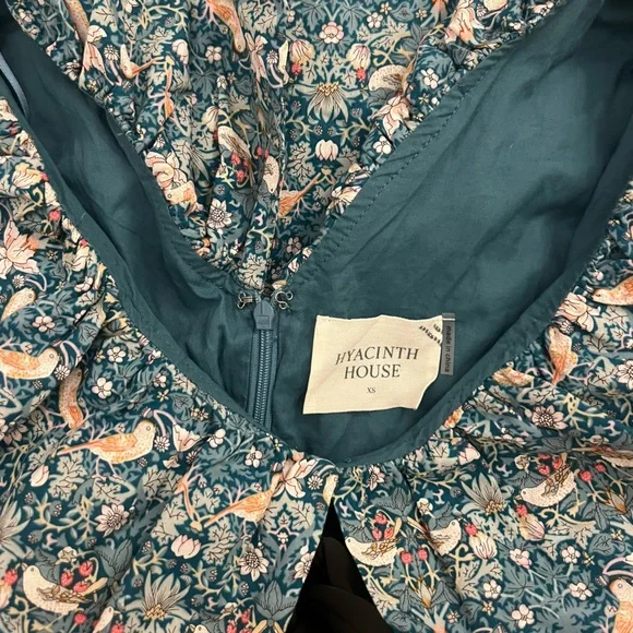 Tuckernuck Hyacinth House Ruffle Collar Birdsong Mini Dress - Picture 4 of 7